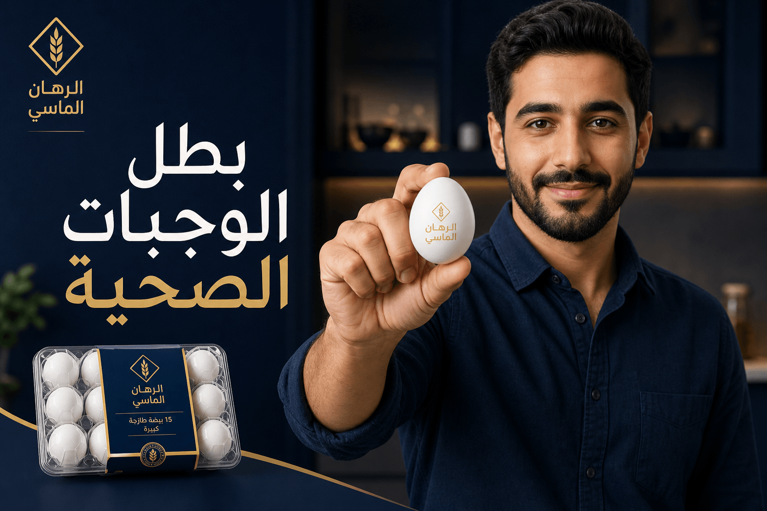 بيض الرهان الماسي — بطل الوجبات الصحية